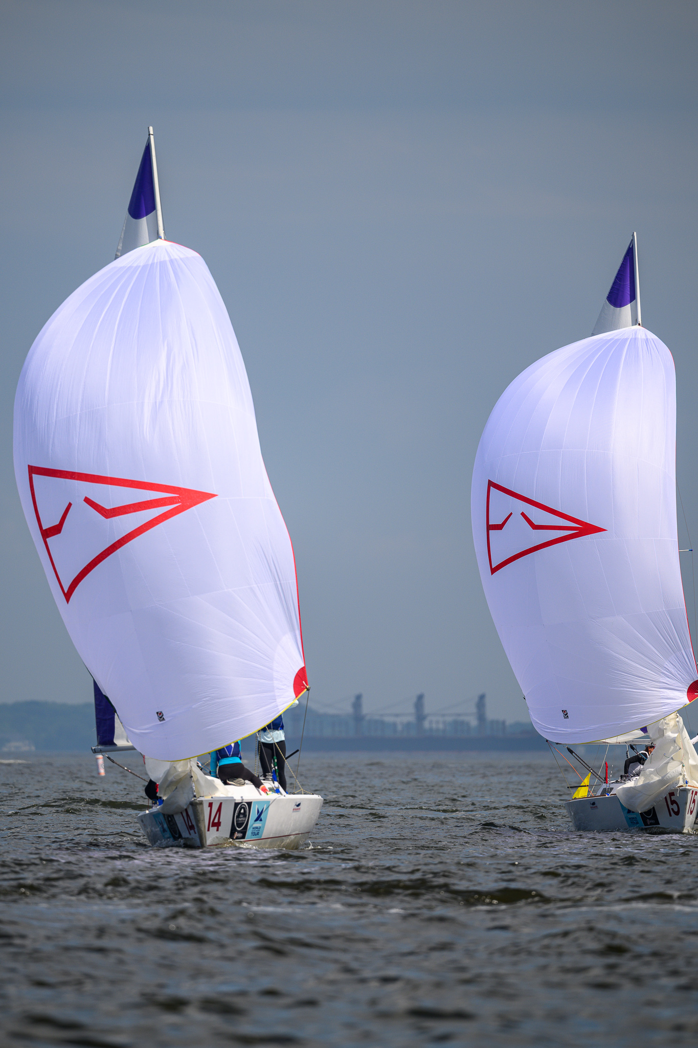 Close racing in the finals